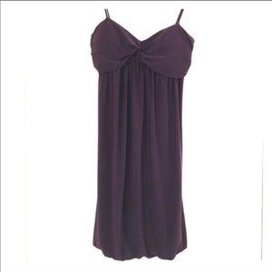 Purple spaghetti strap dress